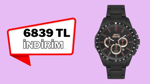 Günün en iyi fırsatı! Slazenger kol saatinde 6809 TL'lik dev indirim