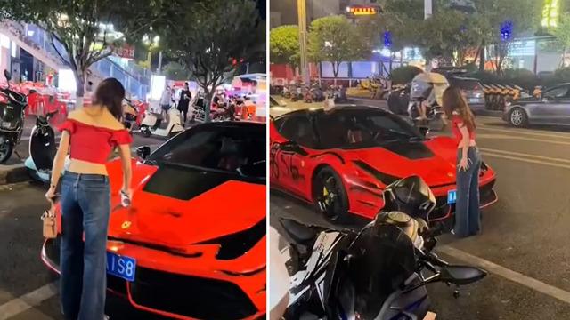 Kendisini aldatan sevgilisinden aldığı intikam aracı oldu! Lüks aracına sprey boyayla hakaretler yazdı... Kimse engel olamadı