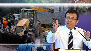 Bu sabahki yıkım İmamoğlu'na da soruldu: Hüzünle izliyorum! Tam da bu talimatı veren bakana yakışır