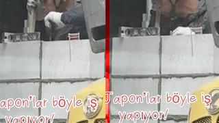 Japonya'da bir inşaata denk gelen Türk'ün paylaşımı gündem yarattı! Dakikalarca ölçüm yaptı... Sağlam binaların sırrı buymuş 