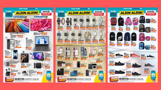 A101'e Seiko saatler, Versace parfümler geliyor! İşte 5 Eylül 2024 A101 Aldın Aldın Kataloğu