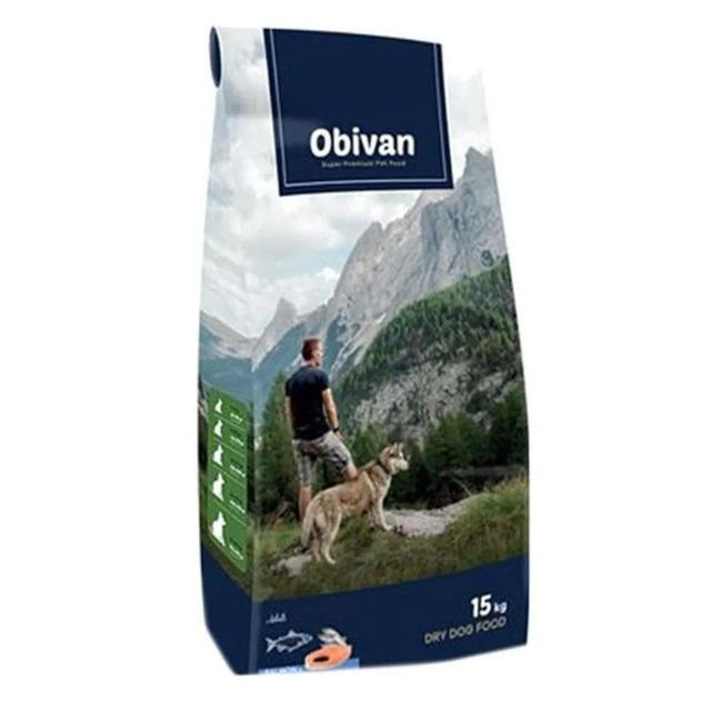 Obivan Hypoallergenic Somonlu & Hamsili Köpek Maması 15 KG