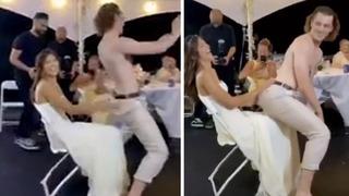 Geline özel bir şov hazırlayan damat bu detayı hesaplayamadı! Gelinin yüzüne tekme atınca işler kontrolden çıktı... O anlar gündem yarattı 