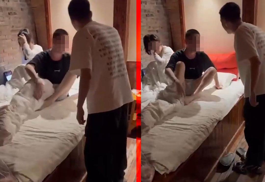 Karısını otel odasında başka bir adamla aynı yatakta basan koca ihaneti b&ouml;yle ifşa etti! Bir de 5 yaşındaki kızı da odadaymış... "Hemen boşa"