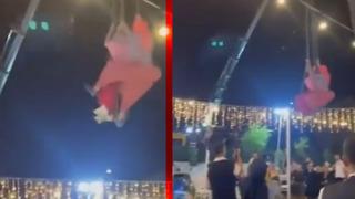 Damadın arkadaşlarından düğünde ilginç gösteri! Kadın kılığına girip vinçle indiler... Osman'ın çağırdığı kızlar