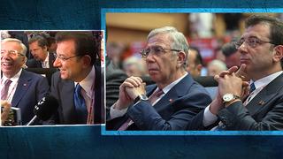 İmamoğlu'nun yanıtı Mansur Yavaş'ı da güldürdü: Cumhurbaşkanı adaylığı sorusu bu kez yan yanalarken geldi