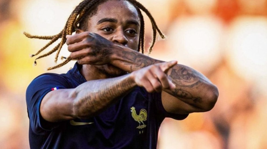 Fransa-İtalya maçında saniye henüz 12'ydi! Bradley Barcola, Fransa'nın son 90 yılda attığı en erken golü kaydetti