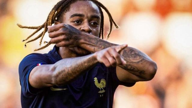 Fransa-İtalya maçında saniye henüz 12'ydi! Bradley Barcola, Fransa'nın son 90 yılda attığı en erken golü kaydetti