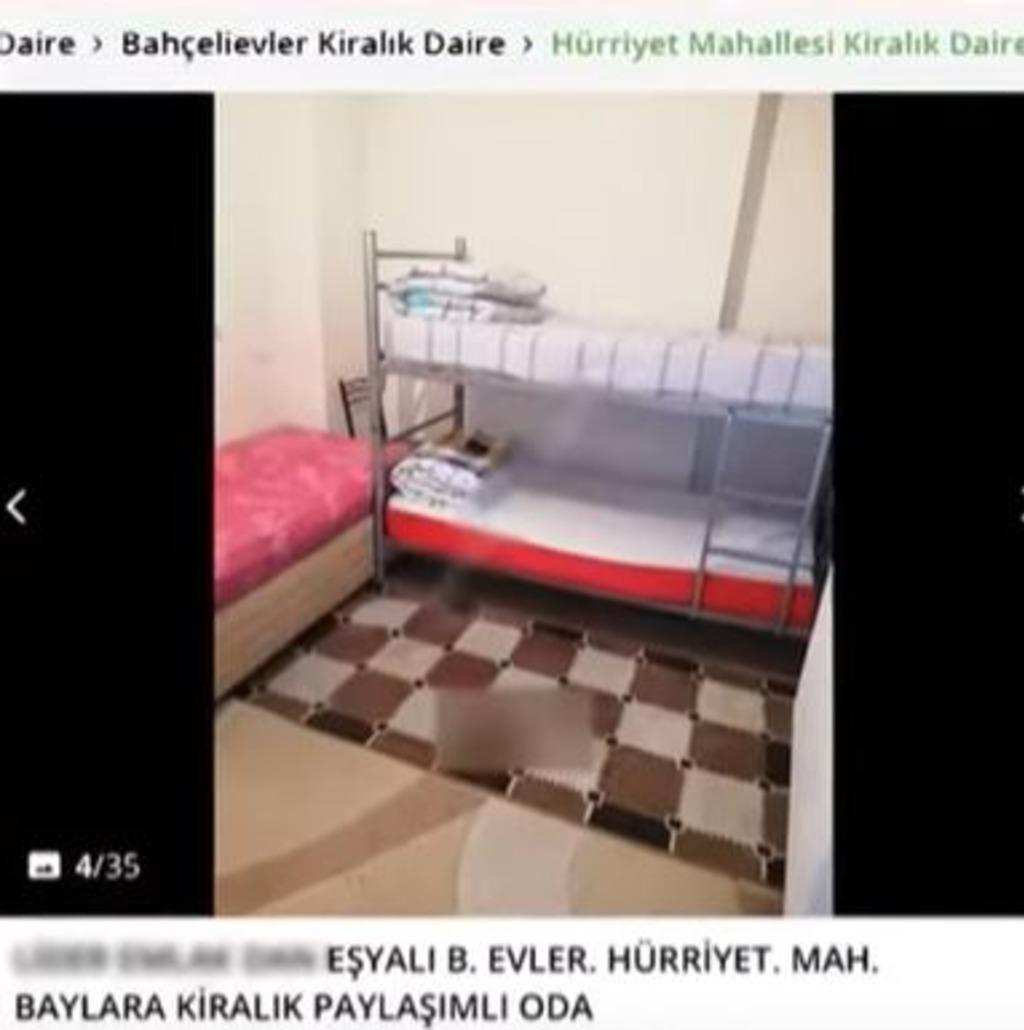 EV DEĞİL, ODA DEĞİL KİRALIK RANZA!