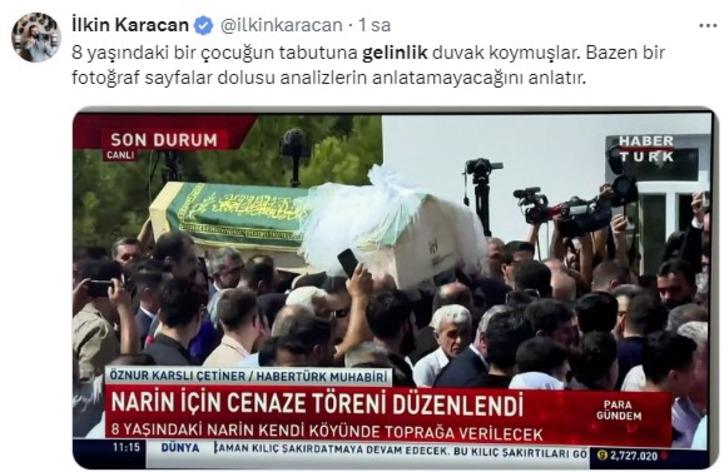 Narin'in tabutundaki gelinlik tartışma yarattı! Sosyal medyadan tepki yağdı: 'Bari ölüyken rahat bırakın' G3