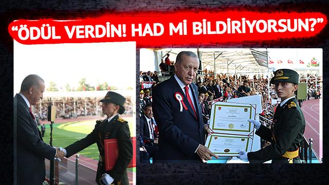 Erdoğan'a teğmen Ebru Eroğlu ile karelerini hatırlatıp yüklendi: Şimdi de had mi bildiriyorsun?