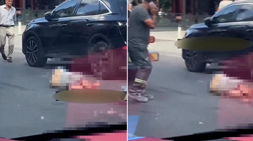 Kan donduran anlar saniye saniye kamerada! Beton mikseri bir kişiyi ezdi: "Kafası parçalandı..."