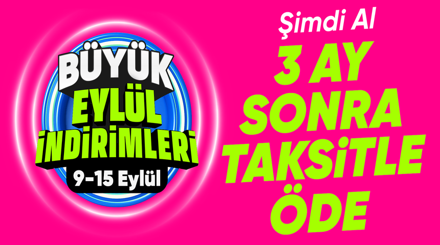 Hepsiburada’dan hepsi bir arada fırsatlar: Hepsiburada’da büyük Eylül indirimleri başladı