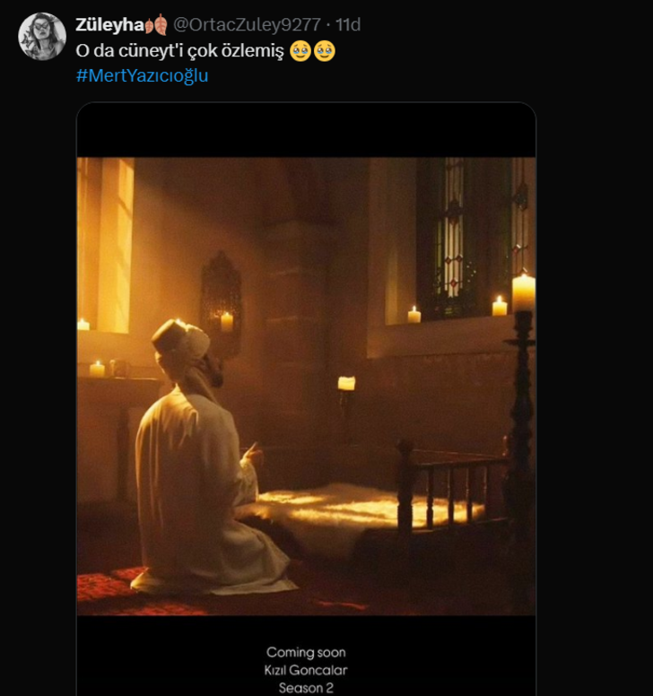 Mert Yazıcıoğlu'ndan Kızıl Goncalar paylaşımı geldi! Sosyal medya yıkıldı G1