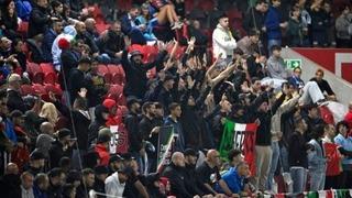 UEFA Uluslar Ligi'nde oynanan İsrail-İtalya maçında görülmemiş protesto! İsrail marşı okunurken sırtlarını döndüler ve...