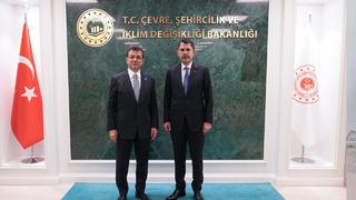 Bakan Kurum ve İmamoğlu görüştü! Depreme hazırlık mesajı...