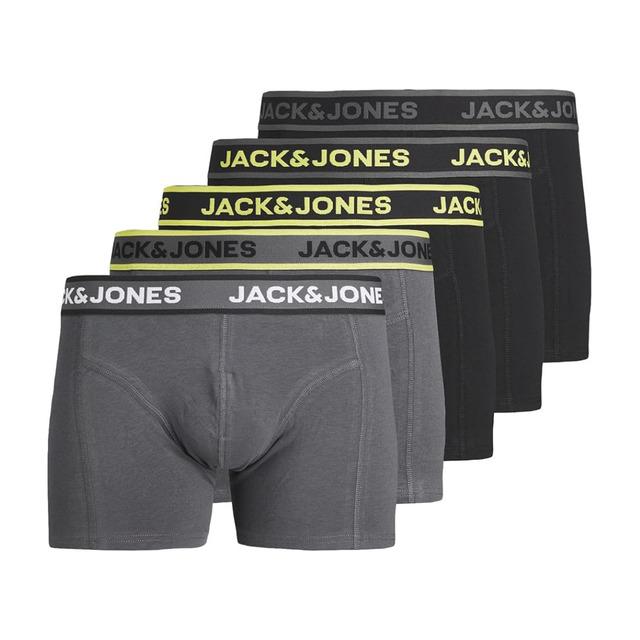 JACK & JONES JACSPEED SOLID TRUNKS 5 PACK BOX Boxer 