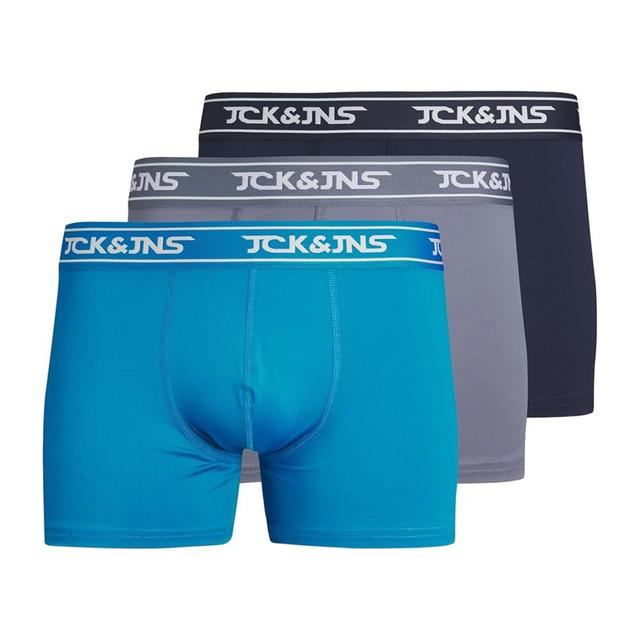 JACK & JONES JACCARL MICROFIBER TRUNKS 3 PACK Boxer Erkek