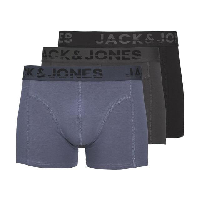 JACK & JONES JACSHADE SOLID TRUNKS 3 PACK NOOS Boxer Külot Erkek