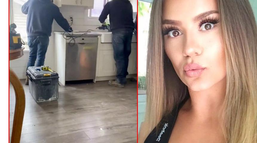 Ustalar yanlış eve geldi! Ev sahibi eve geldiğinde mutfağını yenileyen bir ekip gördü... "Nasıl güzel bir hata böyle"