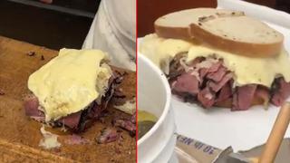 Amerika'da 27 dolara (yaklaşık 918 TL) satılan sandviç tartışma yarattı! Malzemenin bolluğunu öven de vardı, fiyatını eleştiren de... 1 kg'dan fazla malzeme koyuyorlar