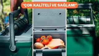 Seyahatte, kampta, plajda yiyecek ve içecekleriniz hep taze kalsın! Stanley Soğutucu Çanta indirime girdi