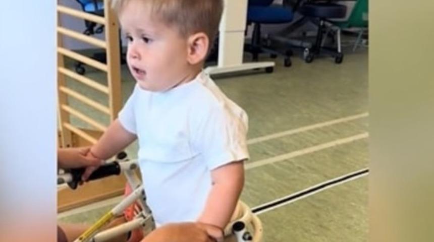 Dünyaya bir kez daha gelsem deyimini yaşadı, küçük bebek adeta yeniden doğdu