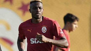Galatasaray’da Victor Osimhen ilk antrenmanına çıktı