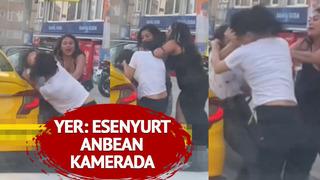 Yer: Esenyurt... Taksinin kapısını açıp kavga etmeye başladılar! Kadınların saç saça baş başa kavgası sosyal medyada olay yarattı... Saç bırakmadılar