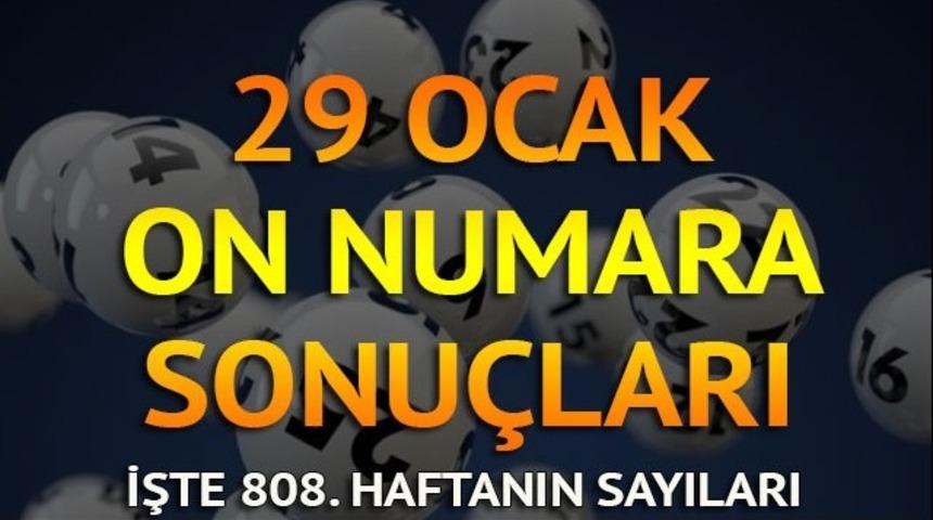 On Numara sonu&ccedil;ları 29 Ocak: 48 haftadır devretmeyen On Numara &uuml;&ccedil; kişiyi daha sevindirdi!