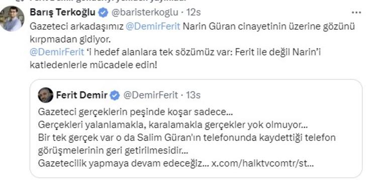 Fulya Öztürk denedi ama araya giremedi! Narin'in babası Arif Doğan canlı yayında Ferit Demir'i hedef gösterdi! Gazetecilerden mesaj yağdı G1