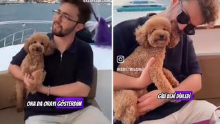 Köpeğinin doğum gününü Boğaz'da yatta kutladı! Saati 1900 TL... Sosyal medyadan yorum yağdı:  Bizim böyle doğum günümüz olmadı