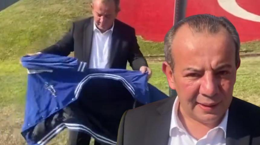 'Makul bir sebebin yoksa 14 bin TL cezayı yersin' Tanju Özcan elindeki montu göstererek sosyal medyadan seslendi