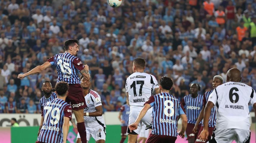 Trabzonspor-Beşiktaş derbisindeki o istatistiğe görenler inanamadı!