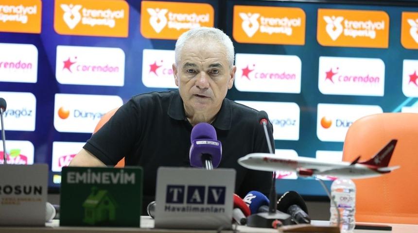 Rıza Çalımbay Alanyaspor karşısında kaybedilen 2 puanı böyle yorumladı!