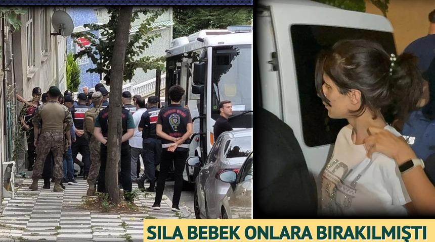 Sıla bebek onlara bırakılmıştı! Mide bulandıran olayın yaşandığı eve getirildiler: Tatbikat sırasında ilginç görüntüler