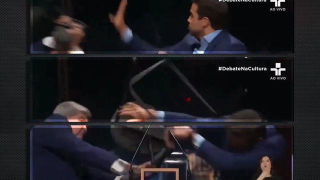 Başkan adayı canlı yayında rakibine sandalyeyle vurdu! Fenomen ismin kaburgası kırıldı, parmağı çıktı