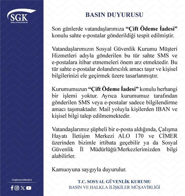 sgk basın duyurusu