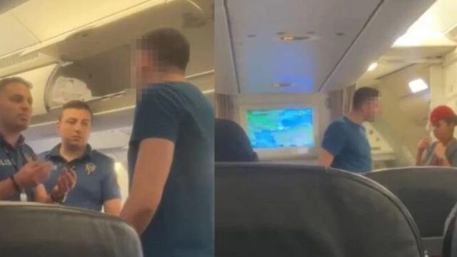 Son dakika| THY uçağında olay çıkaran yolcu tutuklandı!