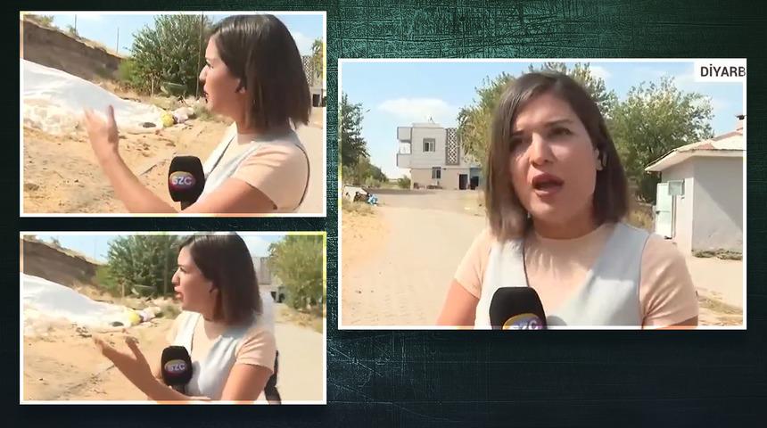 Narin'in köyünde canlı yayındayken taşlı saldırıya uğrayan muhabir şaşkınlığını gizleyemedi: Anlayamadık!