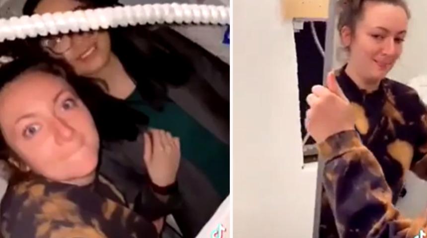 Banyo aynasının arkasında gizlenmiş bir geçit buldu! Diğer tarafa geçince gördüklerine inanamadı... "Bu gerçek mi?"