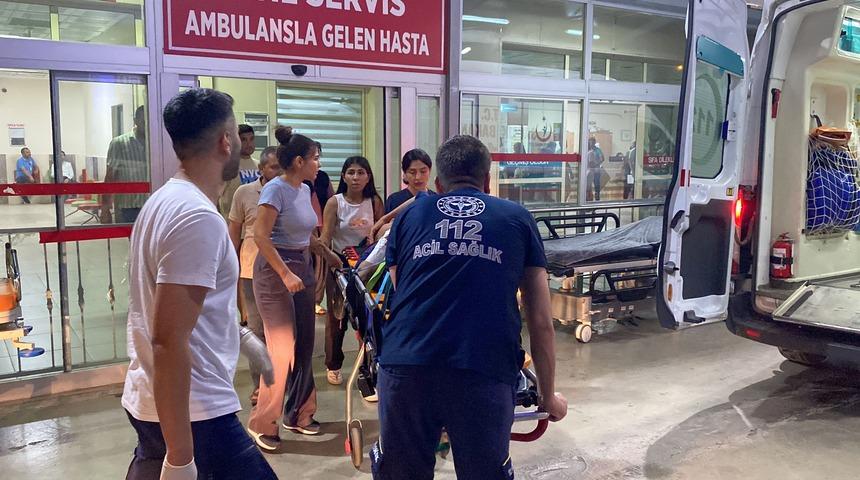 Adana'da pikabın çarptığı kişi yaralandı