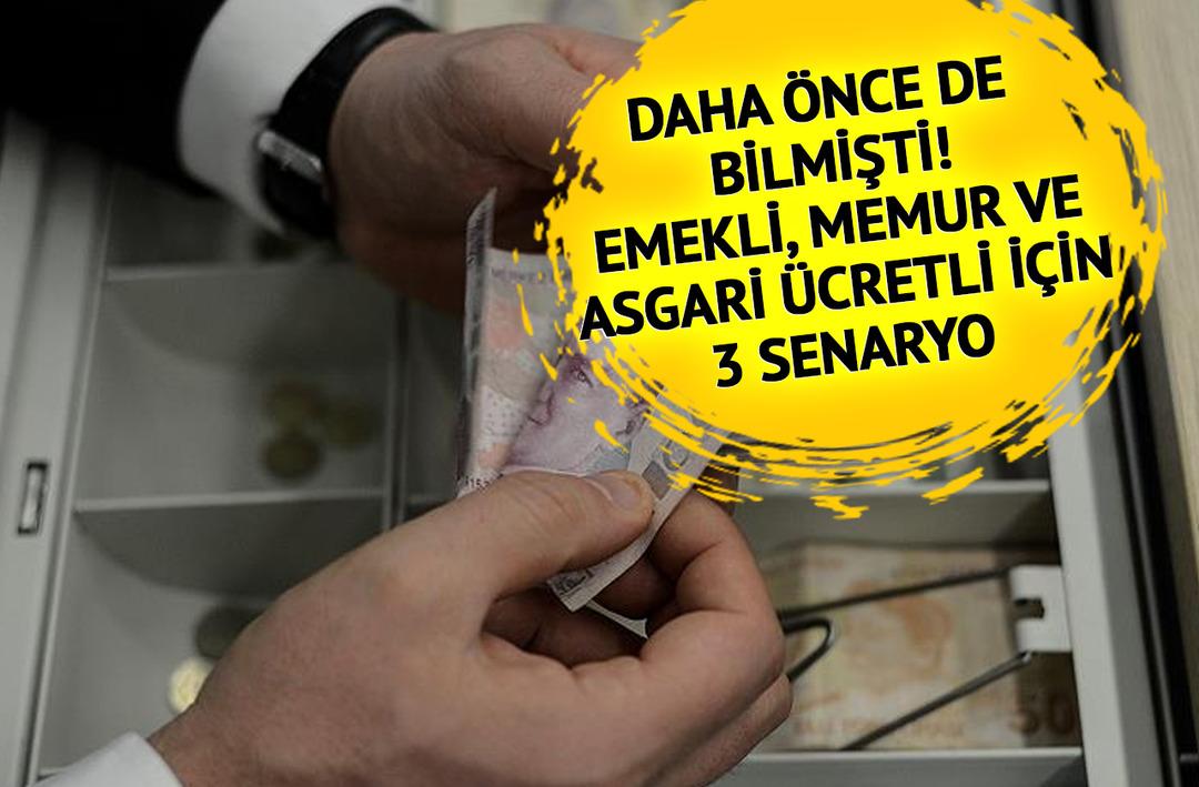 En d&uuml;ş&uuml;k emekli aylığı, asgari &uuml;cret ve memur maaşları ne kadar olacak? Daha &ouml;nce de bilmişti, 3 senaryo... &Ouml;zg&uuml;r Erdursun rakam a&ccedil;ıkladı: Yapay zeka da tahminde bulundu