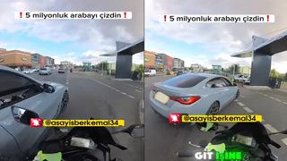 Sosyal medyayı ikiye bölen kavga: görüntüleri izleyen şaşkına döndü: ‘5 milyonluk arabayı çizdin!