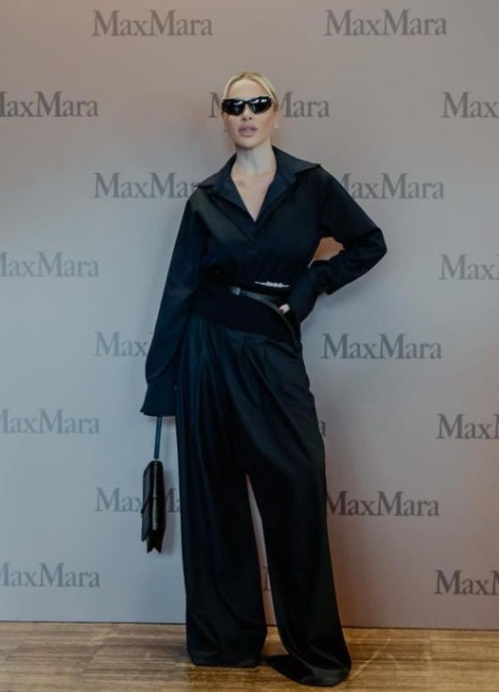 Hadise Milano Moda Haftası'nda yerini aldı! Defile izlemeye siyahlar içinde gitti! Tarzına beğeni yağdı  G3