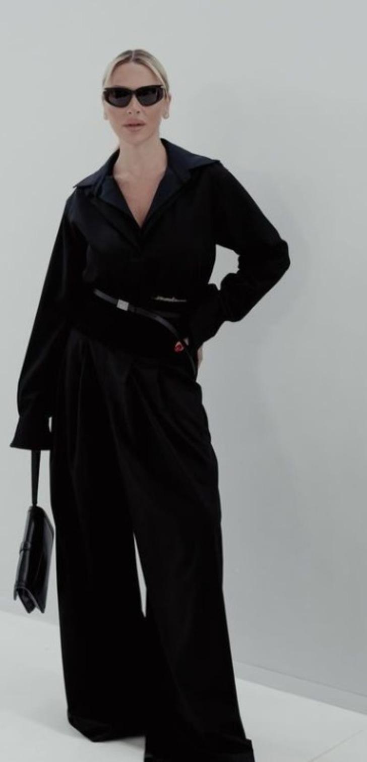 Hadise Milano Moda Haftası'nda yerini aldı! Defile izlemeye siyahlar içinde gitti! Tarzına beğeni yağdı  G4