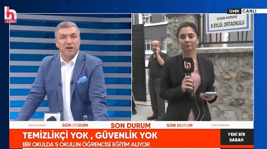 Velinin yanıtı İsmail Küçükkaya'yı tatmin etmedi: 'Tamam uzatmasın' diyerek yayını kesti!