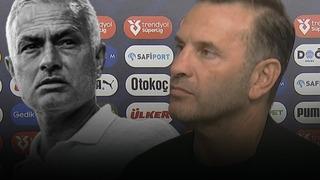 Galatasaray Teknik Direktörü Okan Buruk'tan Jose Mourinho'ya olay gönderme! ''Psikolojik olarak bizi güçlendiriyor...''