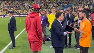 SON DAKİKA: Dev derbi öncesi çimlerde Michy Batshuayi'ye müdahale!