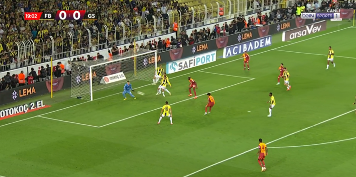 Dev derbide akıl almaz olay! Her şey 1 dakikada oldu... Önce tuttu sonra kendi kalesine attı! G1